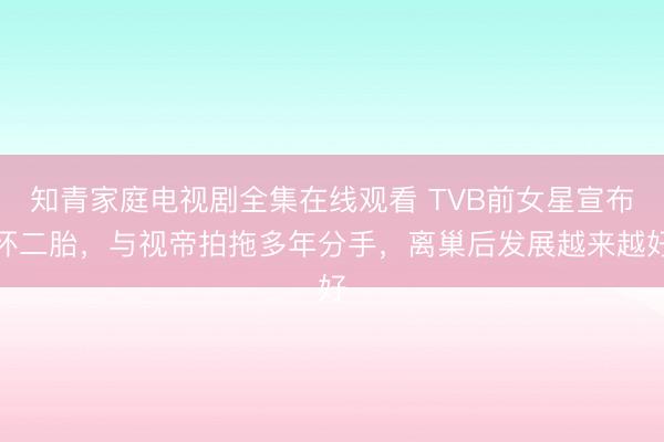 知青家庭电视剧全集在线观看 TVB前女星宣布怀二胎,与视帝拍拖多年分手,离巢后发展越来越好