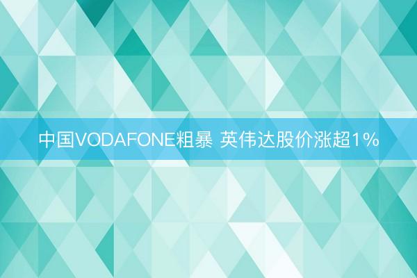 中国VODAFONE粗暴 英伟达股价涨超1%